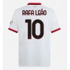 AC Milan Rafael Leao #10 Bortatröja 2024-25 Korta ärmar